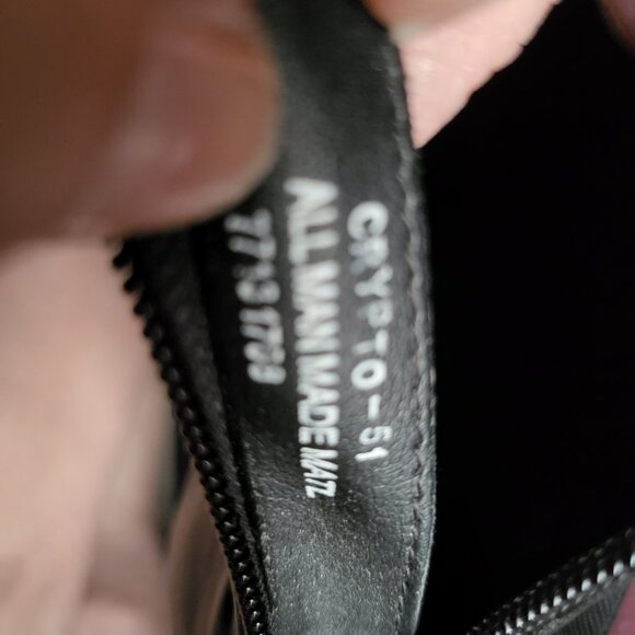 NWOT DEMONIA CRYPTO-51 RED CORSET LACE ANKLE BOOTS SZ 12 - Picture 7 of 10